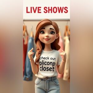 🎊LIVE SHOWS 🎊GREAT DEALS 🎊
💕💕Like post so you can be notified of Live Show 💕💕